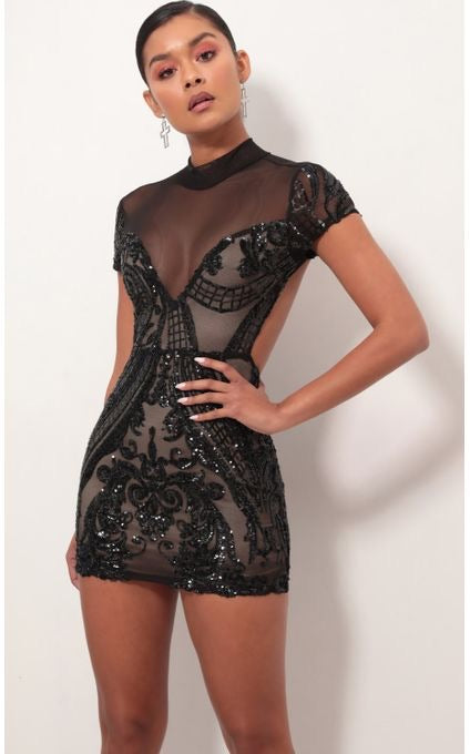 Emily Sequin Luxe Bodycon