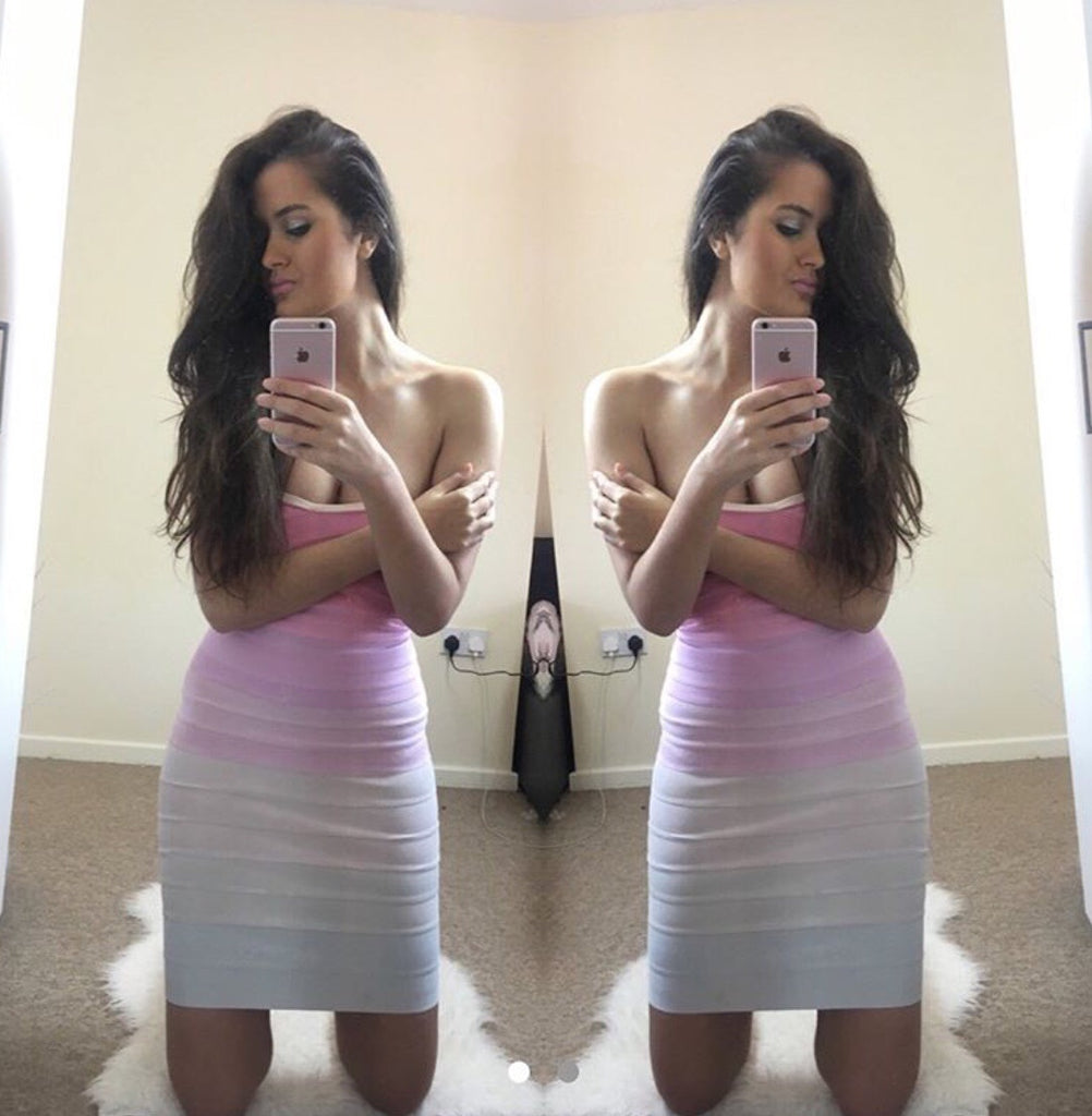 Lily Multi Colour Bandage Dress