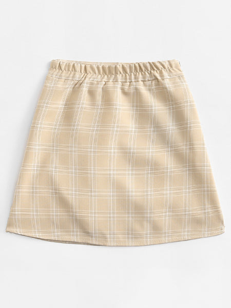 Sylvia Plaid Skirt