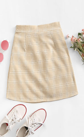 Sylvia Plaid Skirt