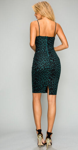 Abbie Leopard Print Midi