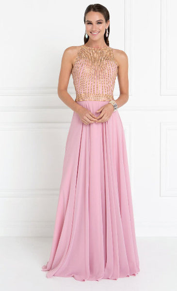 Anna Llilac beaded chiffon