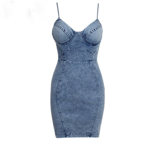 Nicole Denim Bodycon