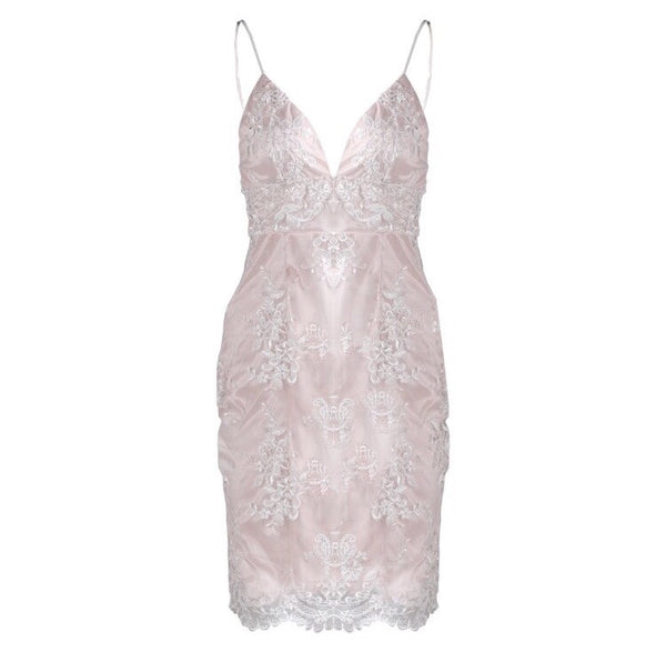 Marlaa Sequin Lace Dress