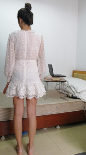 Ally White Lace Dress