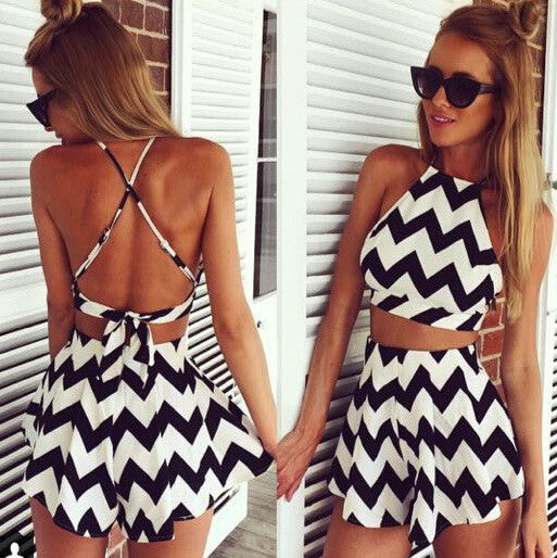 Loz monochrome 2 piece