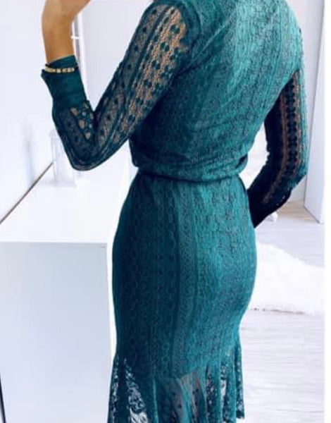 Jessica Structured Lace Dress