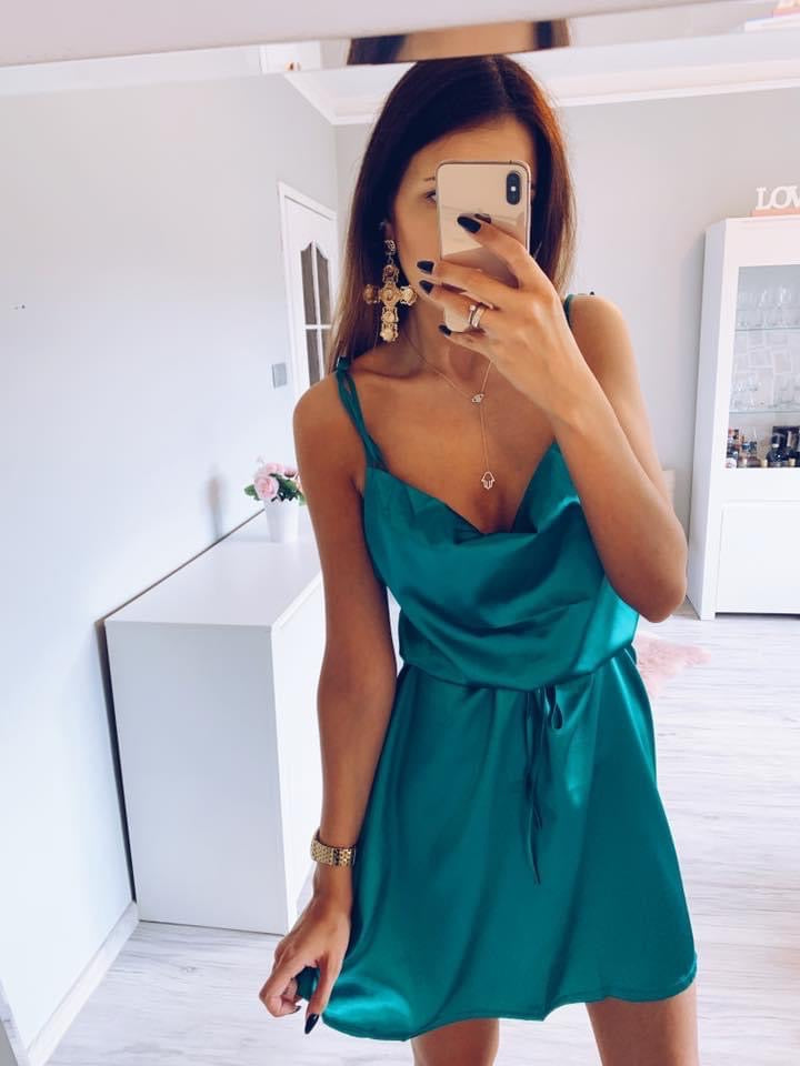 Lucia Satin Dress