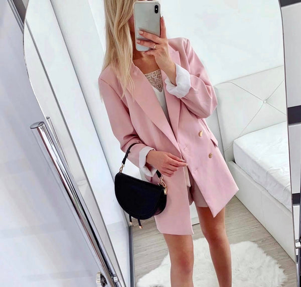 Immy Pink Blazer Dress