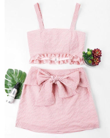 Sweetheart Gingham Set