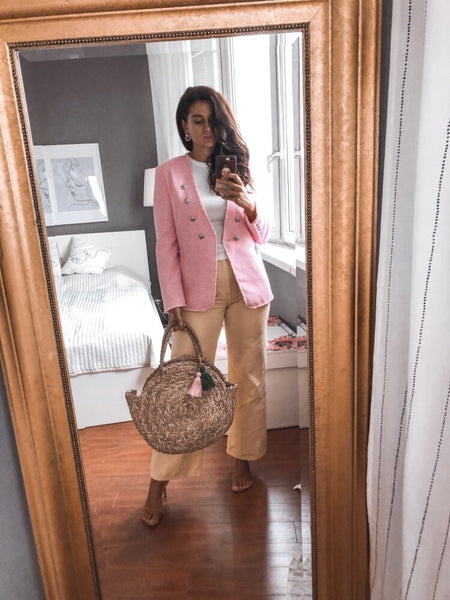 Daisy Pink Tweed Jacket