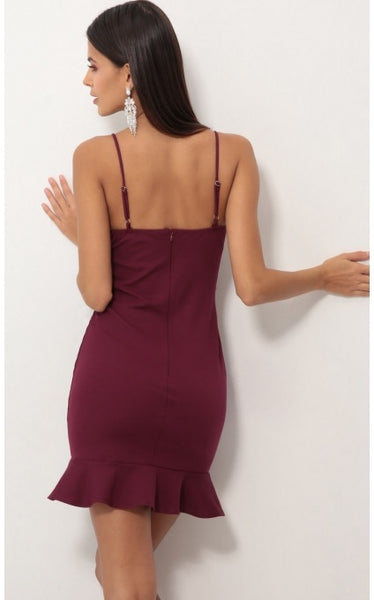 Natalie Plum Dress