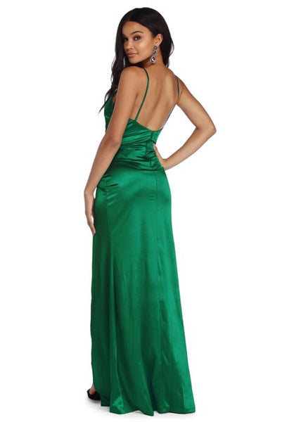 Maria Satin Dress