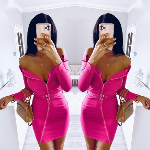 Cassandra Pink Bodycon