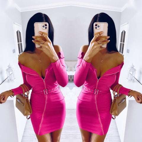 Cassandra Pink Bodycon