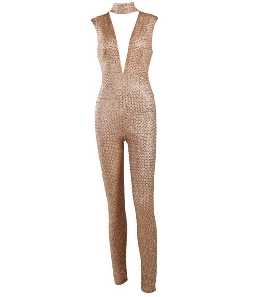 Aubrey Glitter Jumpsuit