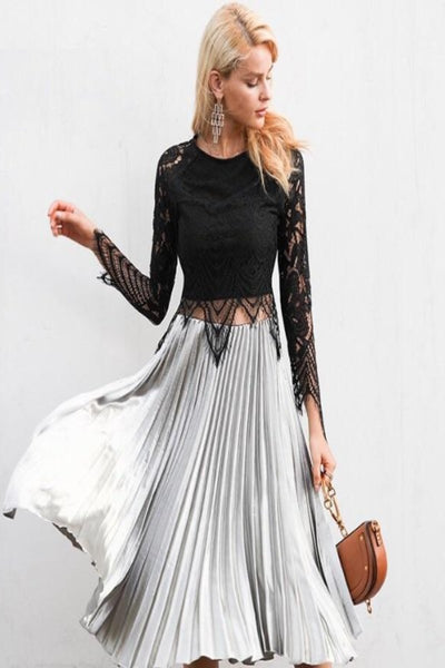 Alba Metallic Skirt