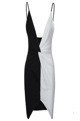 Nikki monochrome bodycon