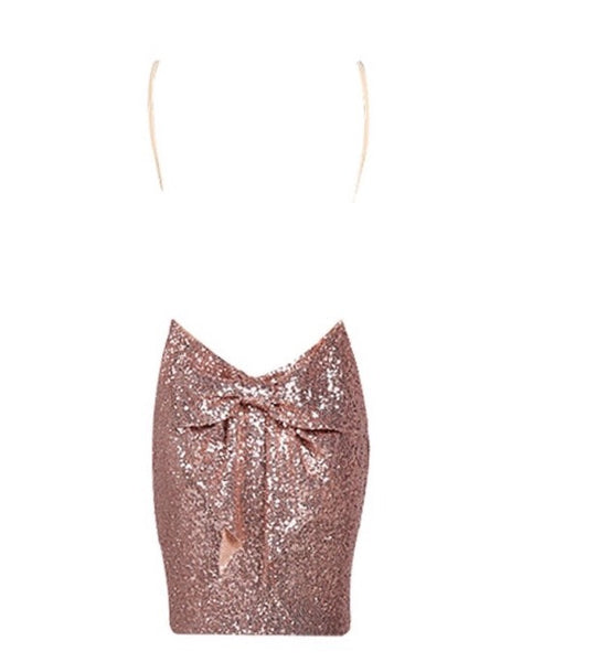 Roxie Sequin Bow Dress