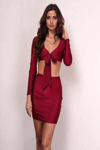 Ally Red Two Piece