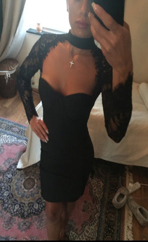 Chloe Lace Bandage Dress