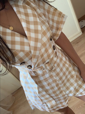 Bridget Gingham Playsuit