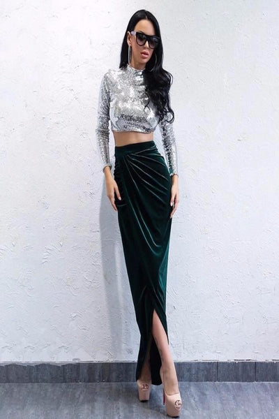 Amber Lee Velvet Skirt