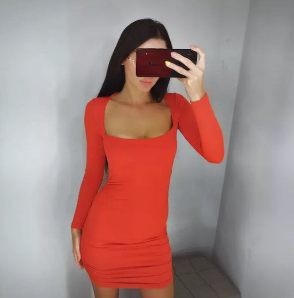 Mindy Red Bodycon