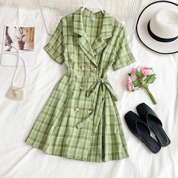 Ashley Plaid Dress