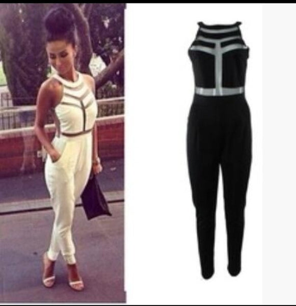 Stunning cut out black jumpsuit