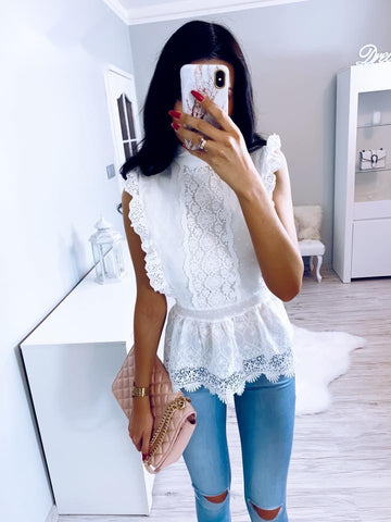 Lorena Crochet Top