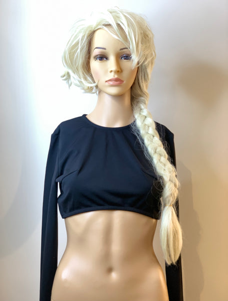 Pippa black Crop Top