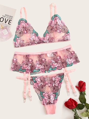 Secret Garden Lingerie Set