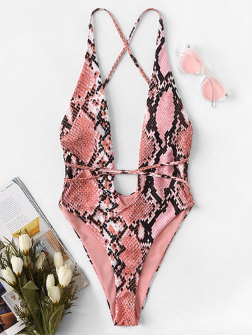 Immy Snake Print Swimsuit