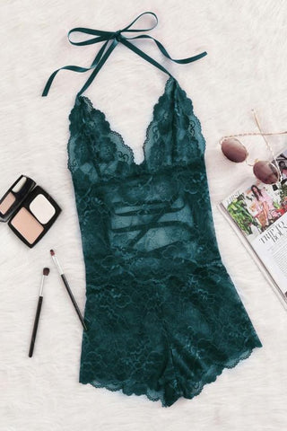 Laura Lace Romper