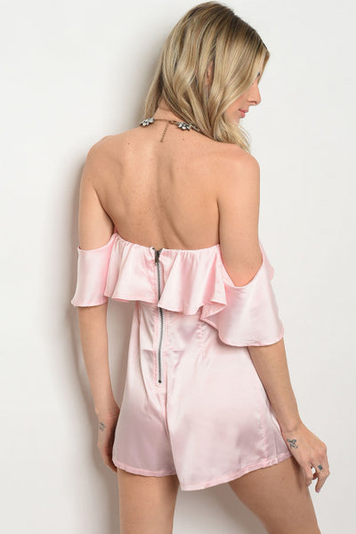 Belle Satin Romper