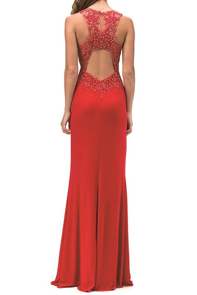 Lydia Beaded Floor Length Dress