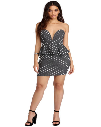 Strike One Polka Dress